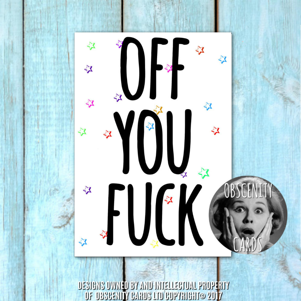 Obscene funny offensive leaving cards by Obscenity cards. Obscene Funny Cards, Pens, Party Hats, Key rings, Magnets, Lighters & Loads More!-0