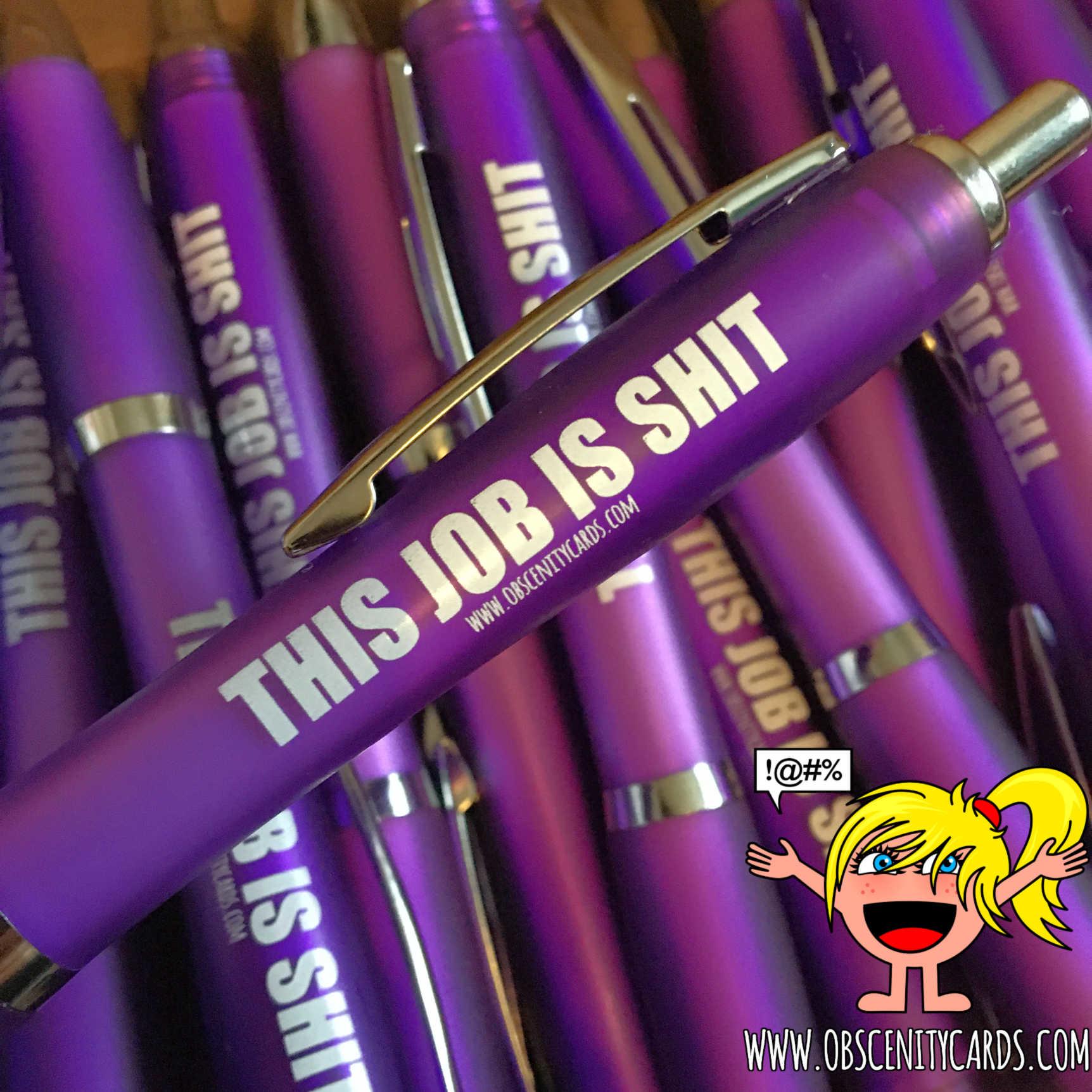 THIS JOB IS SHIT FUNNY NOVELTY PEN-0