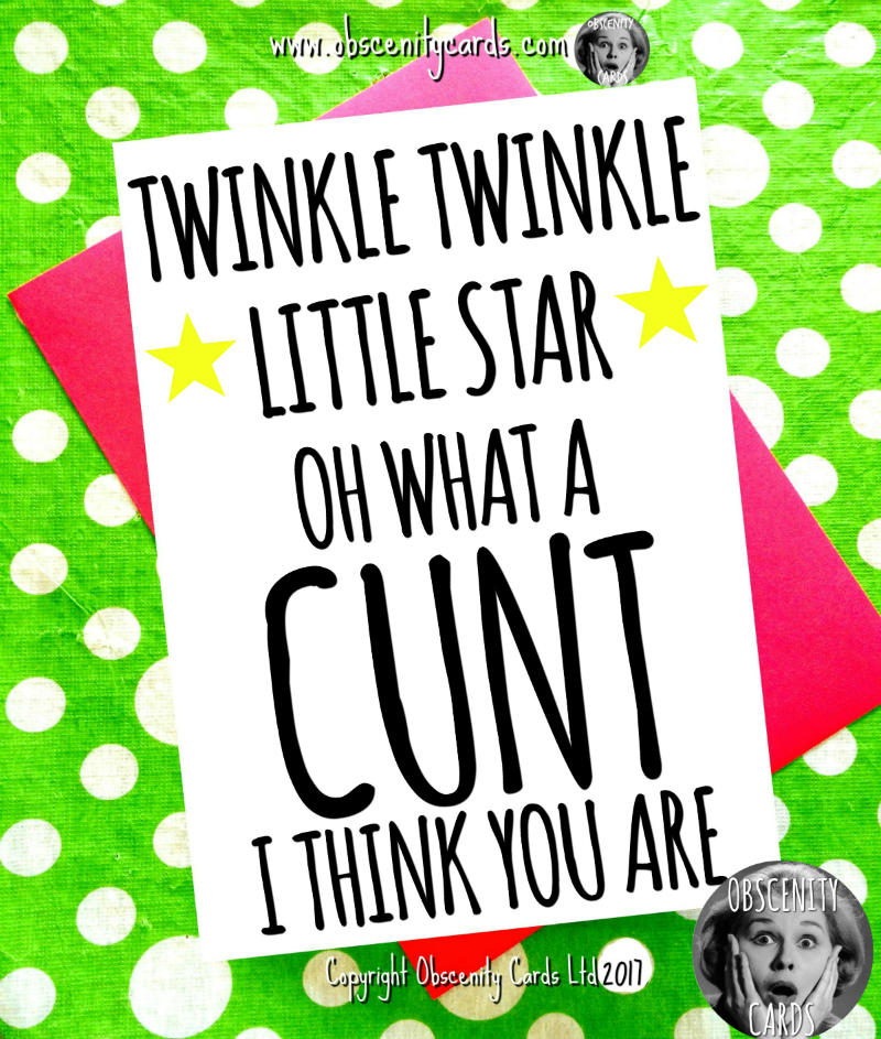 Obscene funny offensive birthday cards by Obscenity cards. Obscene Funny Cards, Pens, Party Hats, Key rings, Magnets, Lighters & Loads More!-0