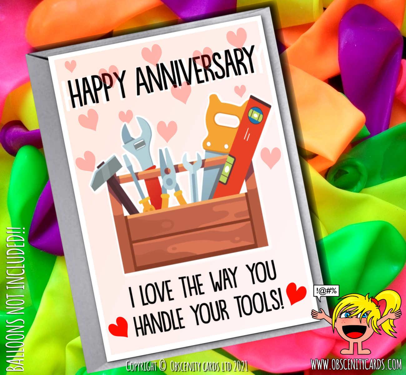 I LOVE THE WAY YOU HANDLE YOUR TOOLS ANNIVERSARY CARD I LOVE THE WAY YOU HANDLE YOUR TOOLS ANNIVERSARY CARD-0